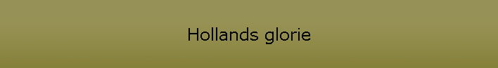 Hollands glorie