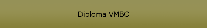 Diploma VMBO